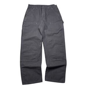 Carhartt Pants Mens 31x29 Brown Double Knee Canvas B136 DKB